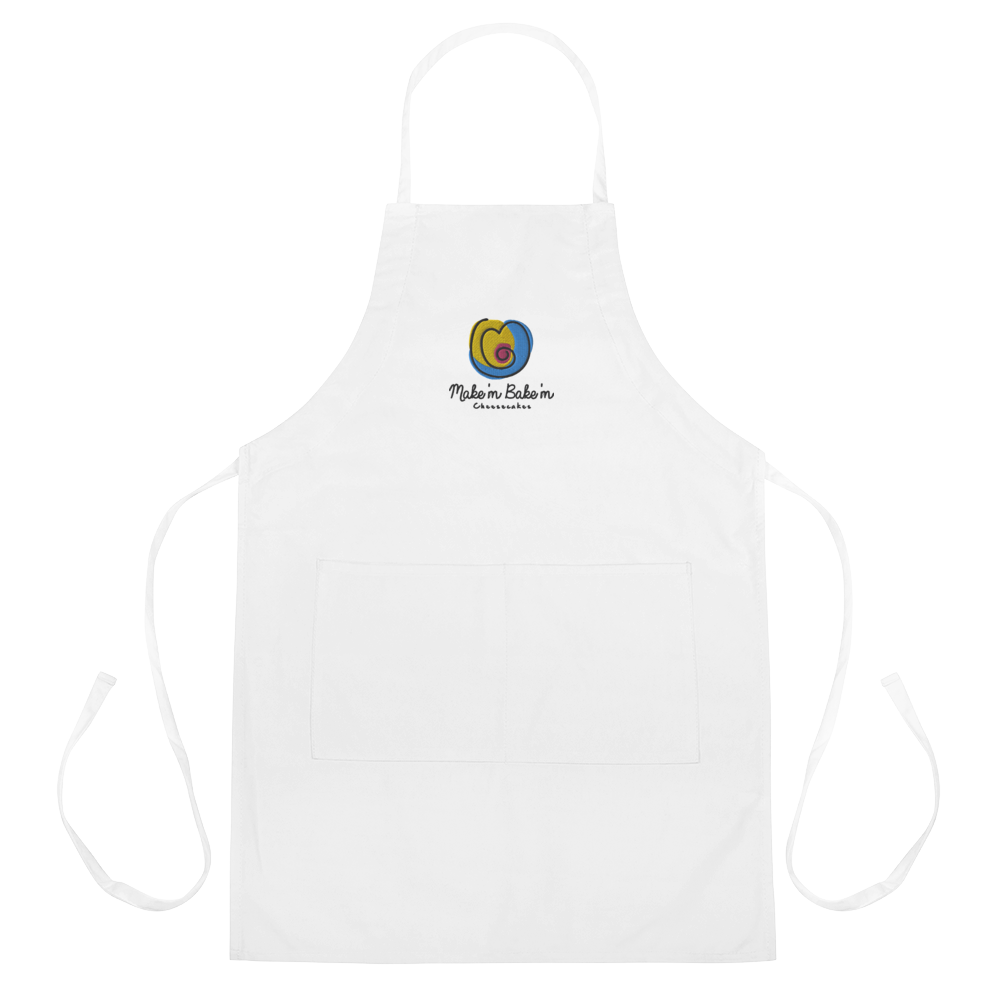Embroidered Make'm Bake'm Apron